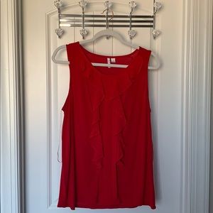 Elle red blouse Large